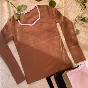 خرید انلاین بلوز یقه دلبری کبریتی