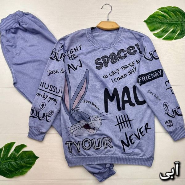 ست بلوز و شلوار خانگی باگزبانی زنانه و دخترانه