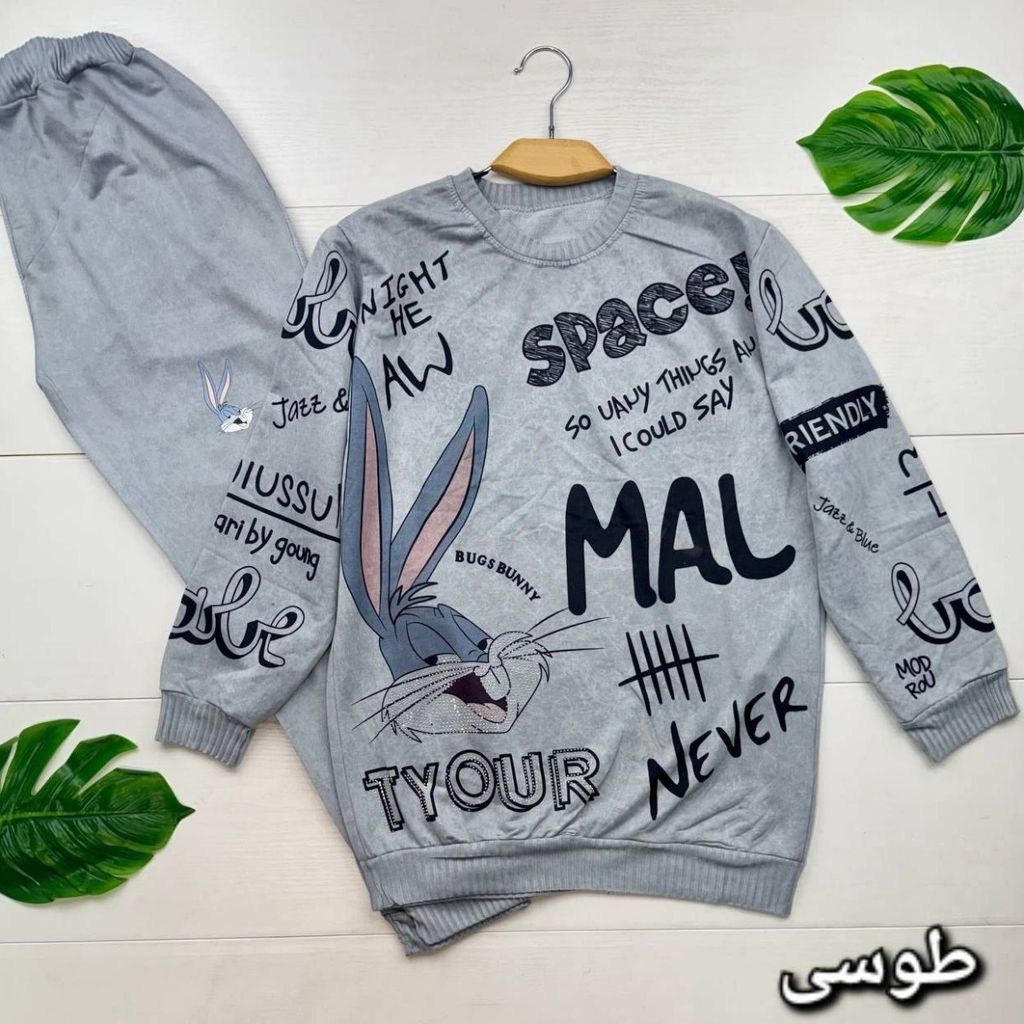 قیمت ارزان ست بلوز و شلوار خانگی باگزبانی زنانه و دخترانه