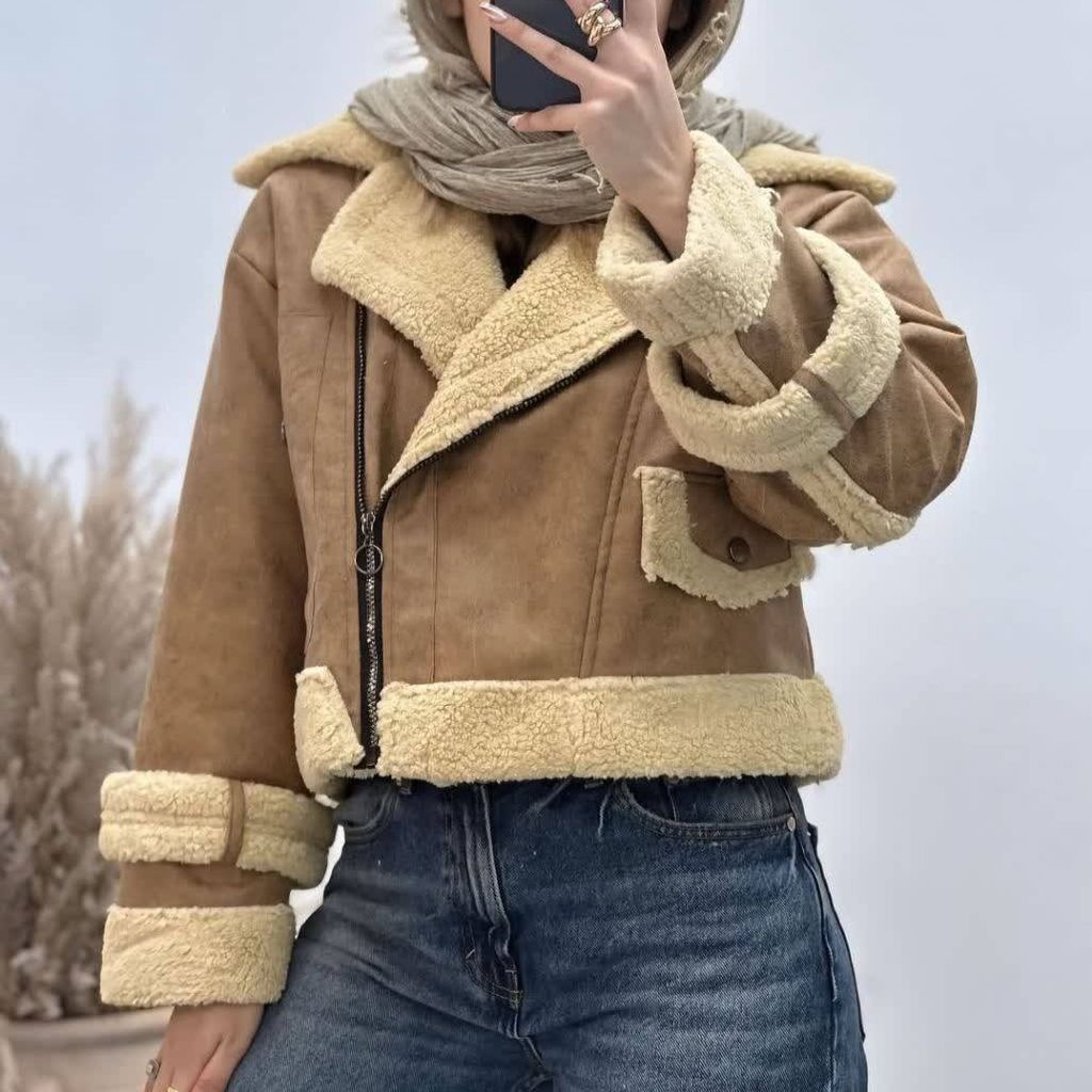 قیمت ارزان پالتو بوفالو کراپی زنانه و دخترانه