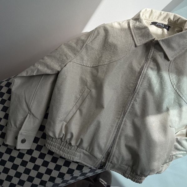 سوییشرت چرم پایین گت کد 200792