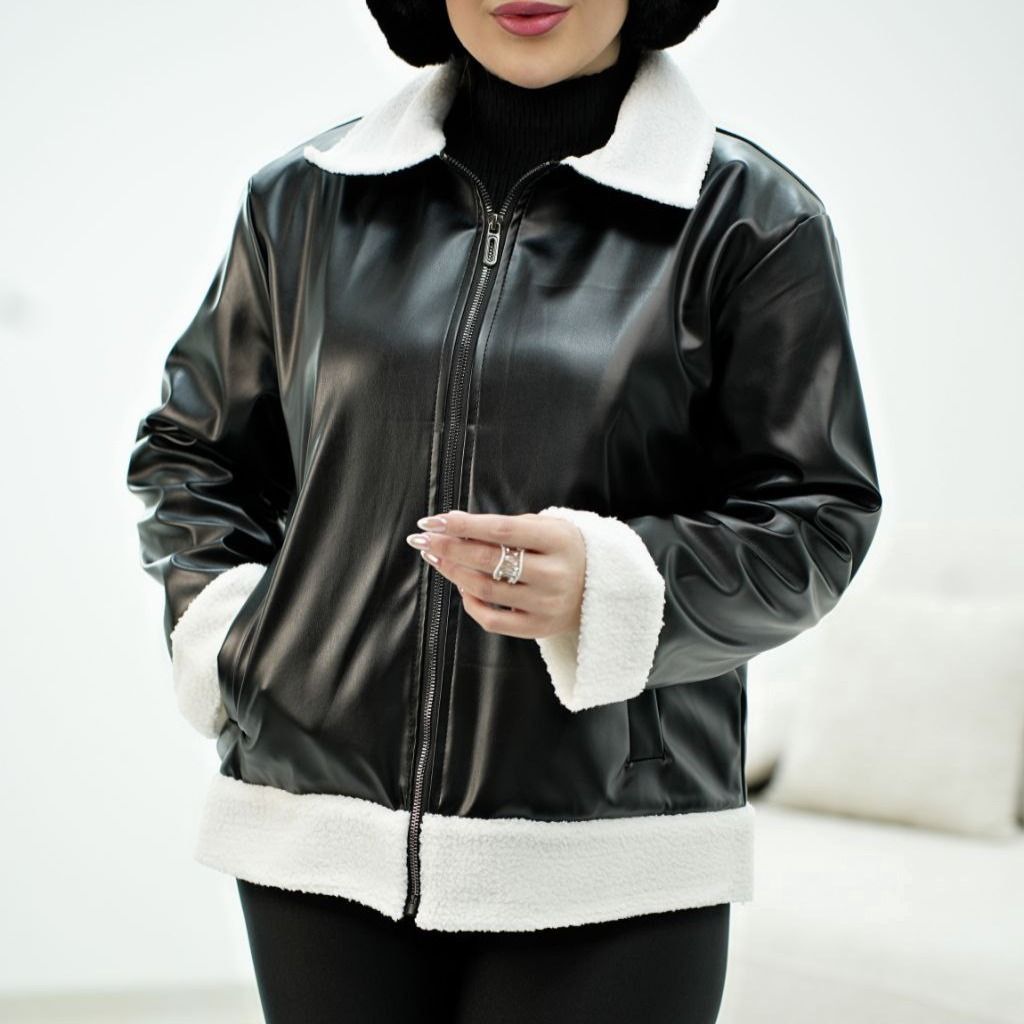 قیمت کاپشن چرم بامبر بوفالو نیلسا