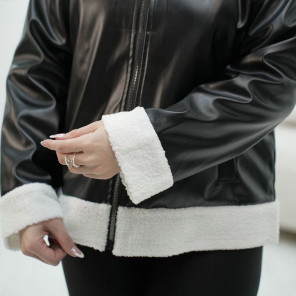 فروش اینترنتی کاپشن چرم بامبر بوفالو نیلسا