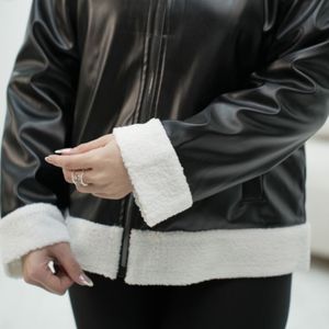 فروش اینترنتی کاپشن چرم بامبر بوفالو نیلسا