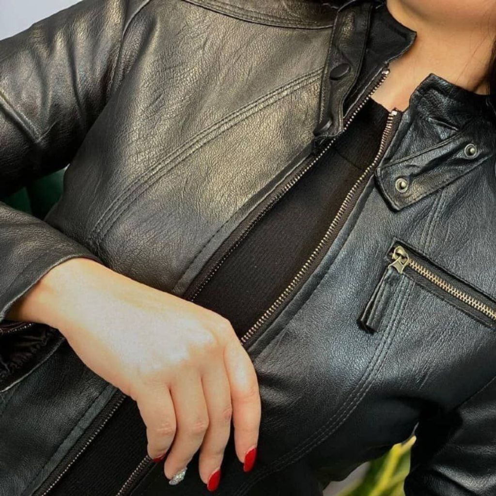 قیمت کت چرم زنانه چکامه