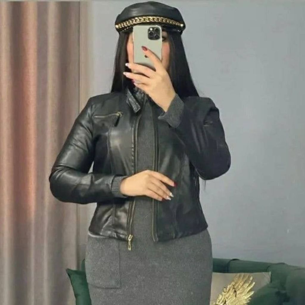 فروش اینترنتی کت چرم زنانه چکامه