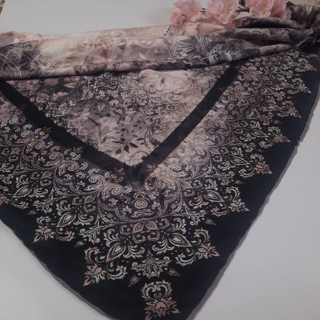 خرید انلاین روسری قواره 130 نخی سیمارو کد P3468-2