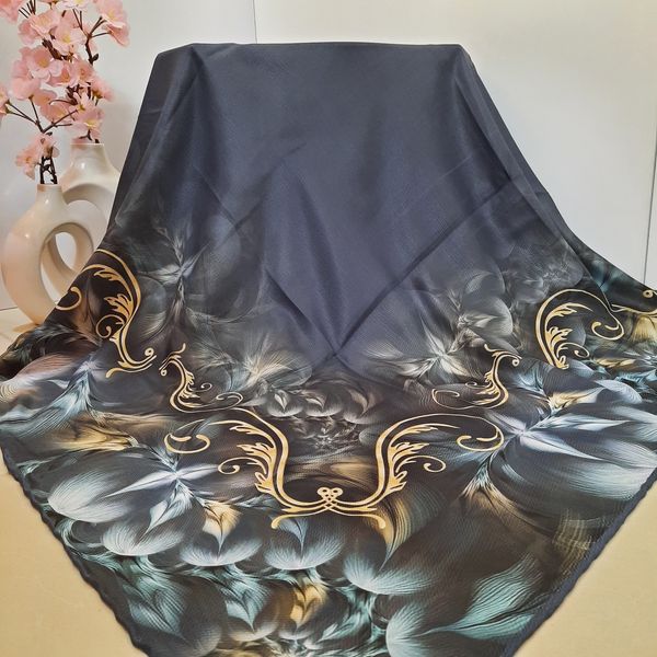 روسری قواره 130 نخی سیمارو کد V-8675-2