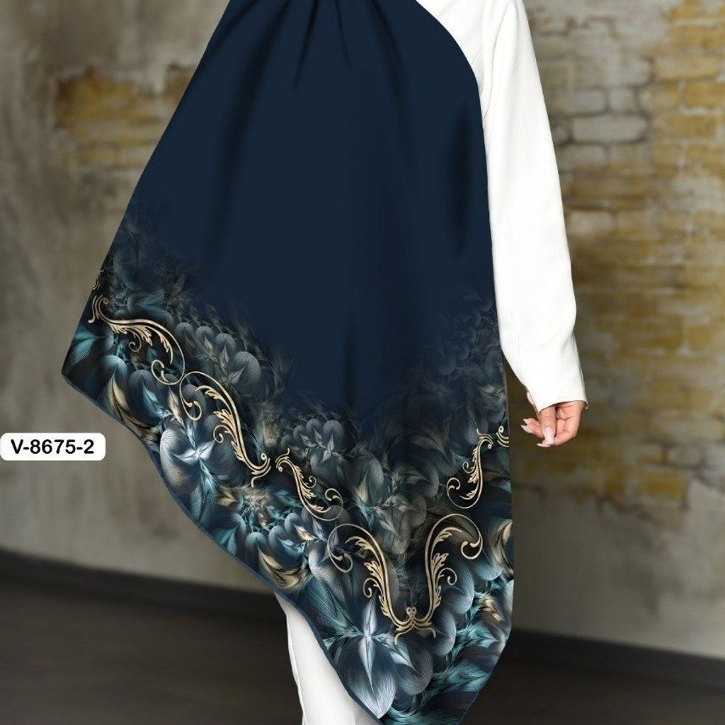 قیمت روسری قواره 130 نخی سیمارو کد V-8675-2