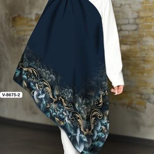 روسری قواره 130 نخی سیمارو کد V-8675-2