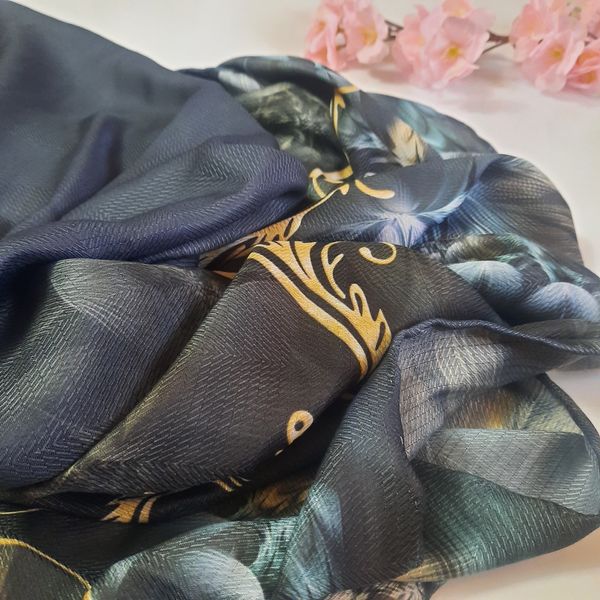 روسری قواره 130 نخی سیمارو کد V-8675-2