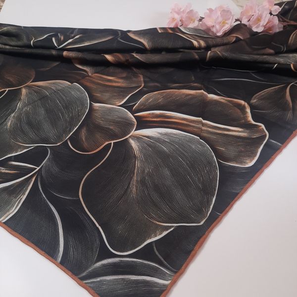 روسری قواره 130 نخی سیمارو کد P3487-1