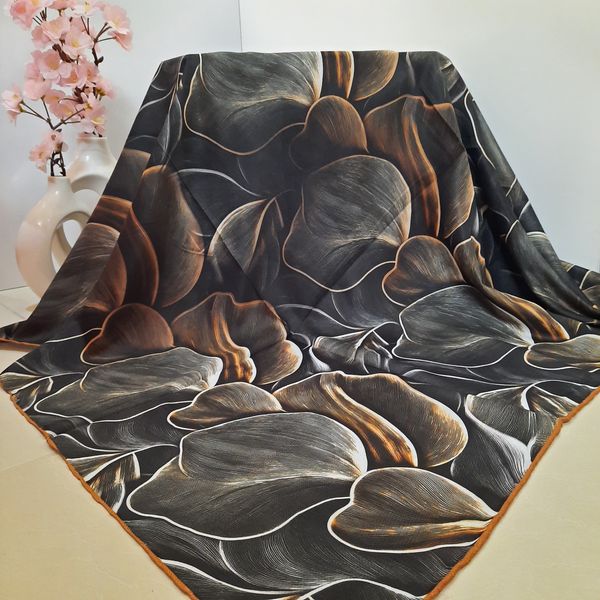 روسری قواره 130 نخی سیمارو کد P3487-1