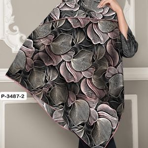روسری قواره 130 نخی سیمارو  کد P3487-2