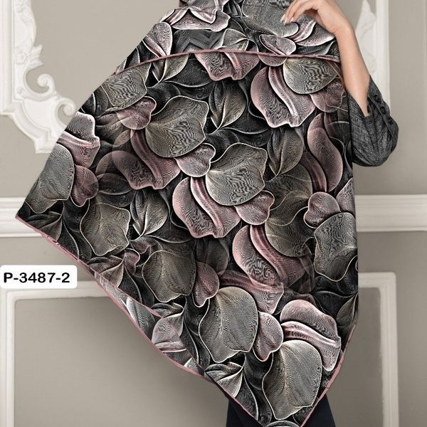 روسری قواره 130 نخی سیمارو  کد P3487-2