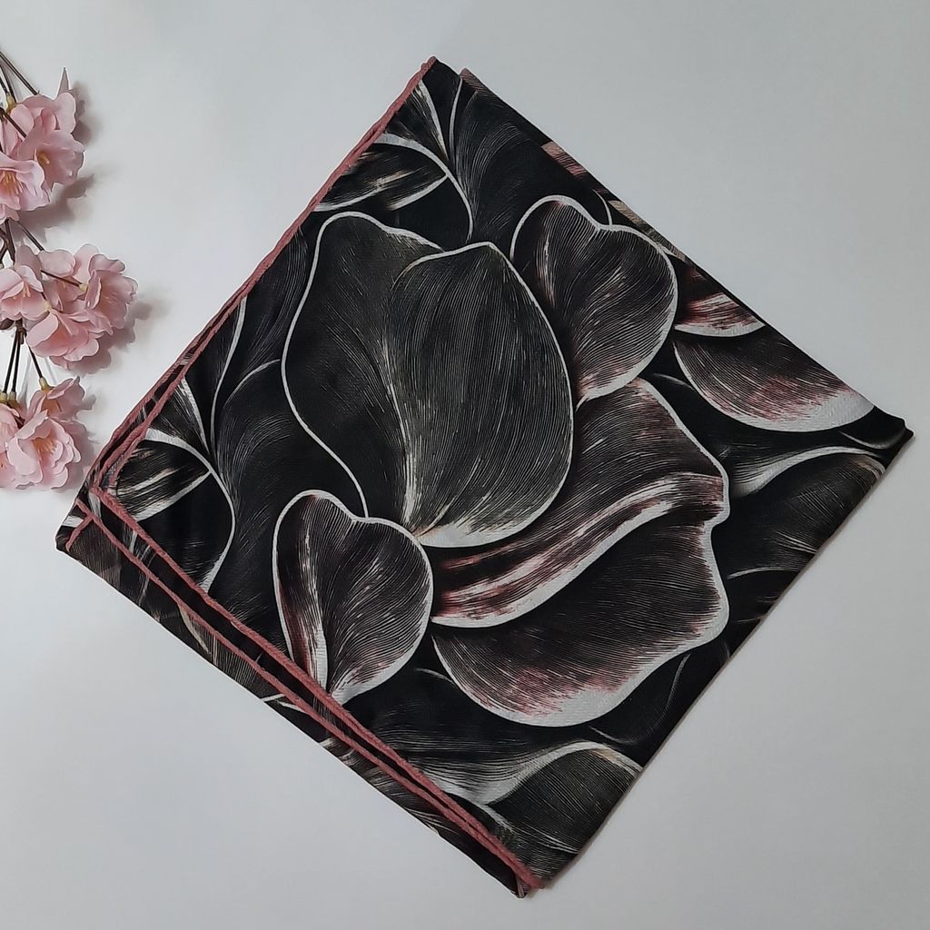 خرید آنلاین روسری قواره 130 نخی سیمارو  کد P3487-2