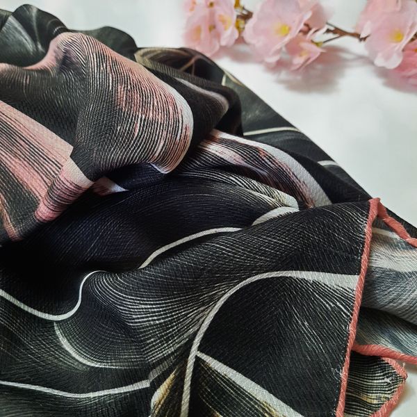 روسری قواره 130 نخی سیمارو  کد P3487-2