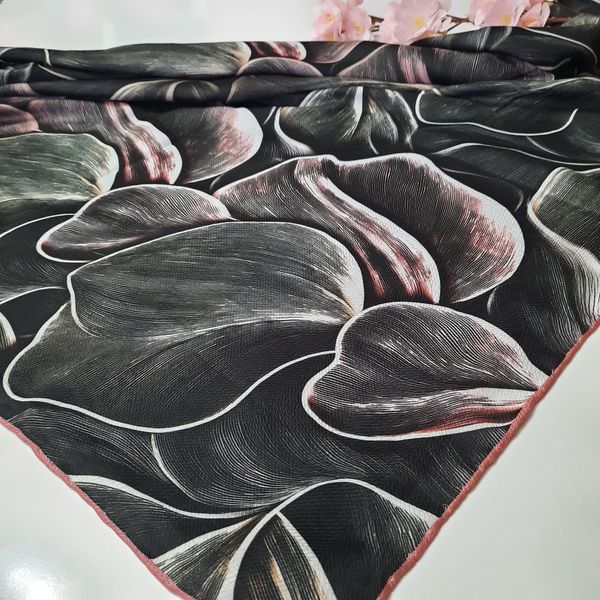 روسری قواره 130 نخی سیمارو  کد P3487-2