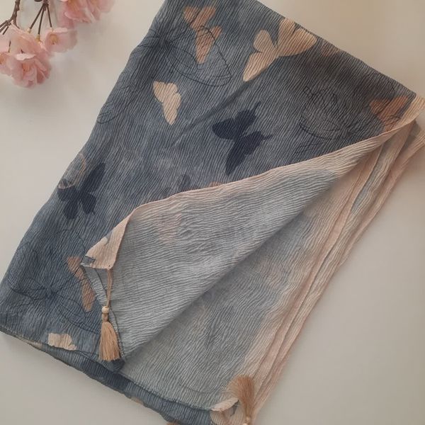 شال برشکا طرح دار کد P06