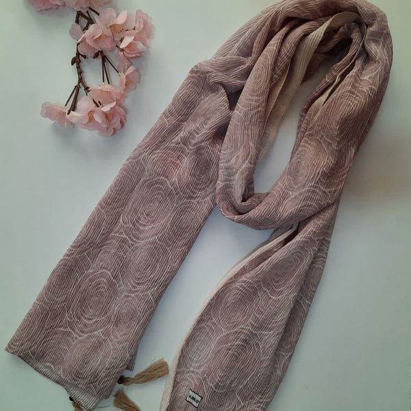 شال برشکا طرح دار کد T4.07