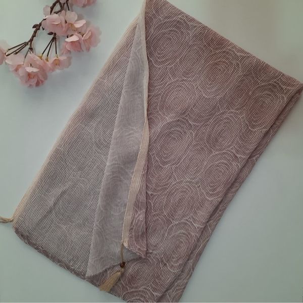 شال برشکا طرح دار کد T4.07