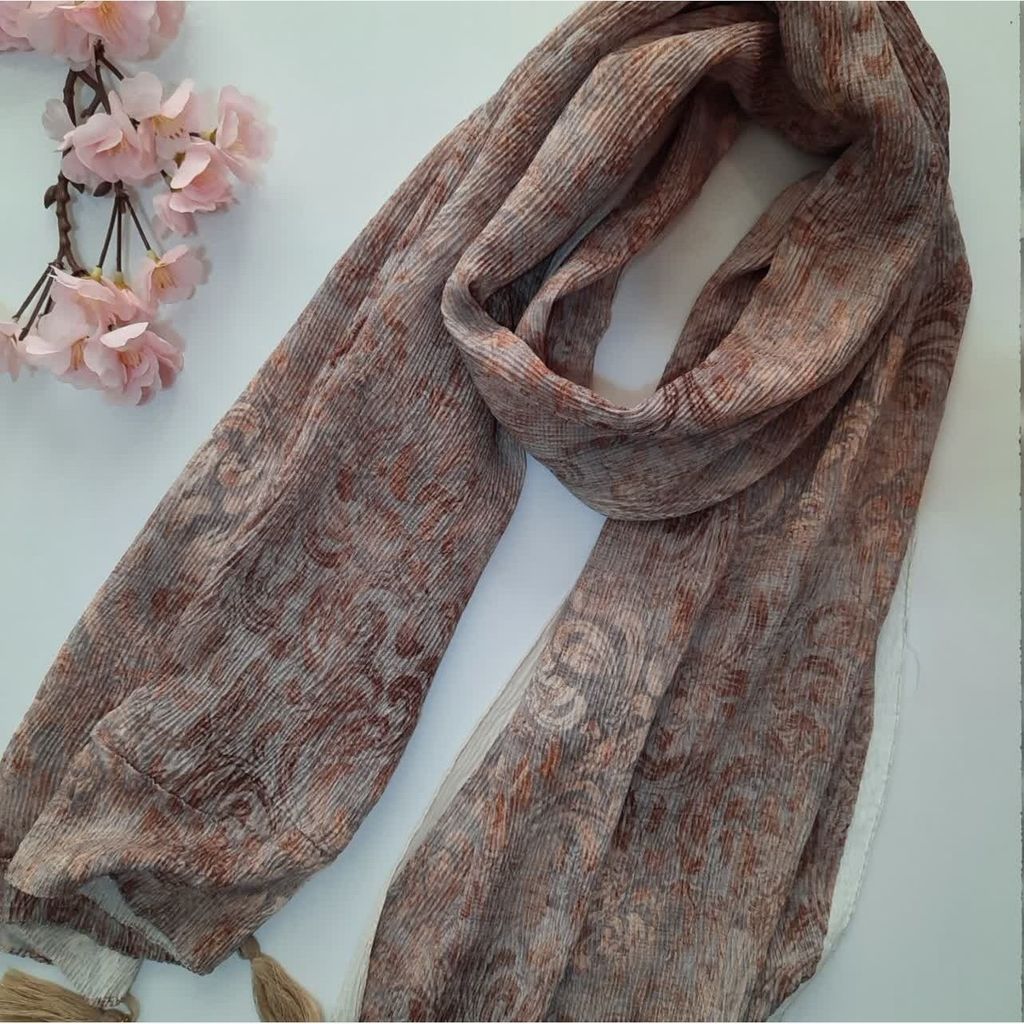 قیمت شال برشکا طرح دار کد A3.06