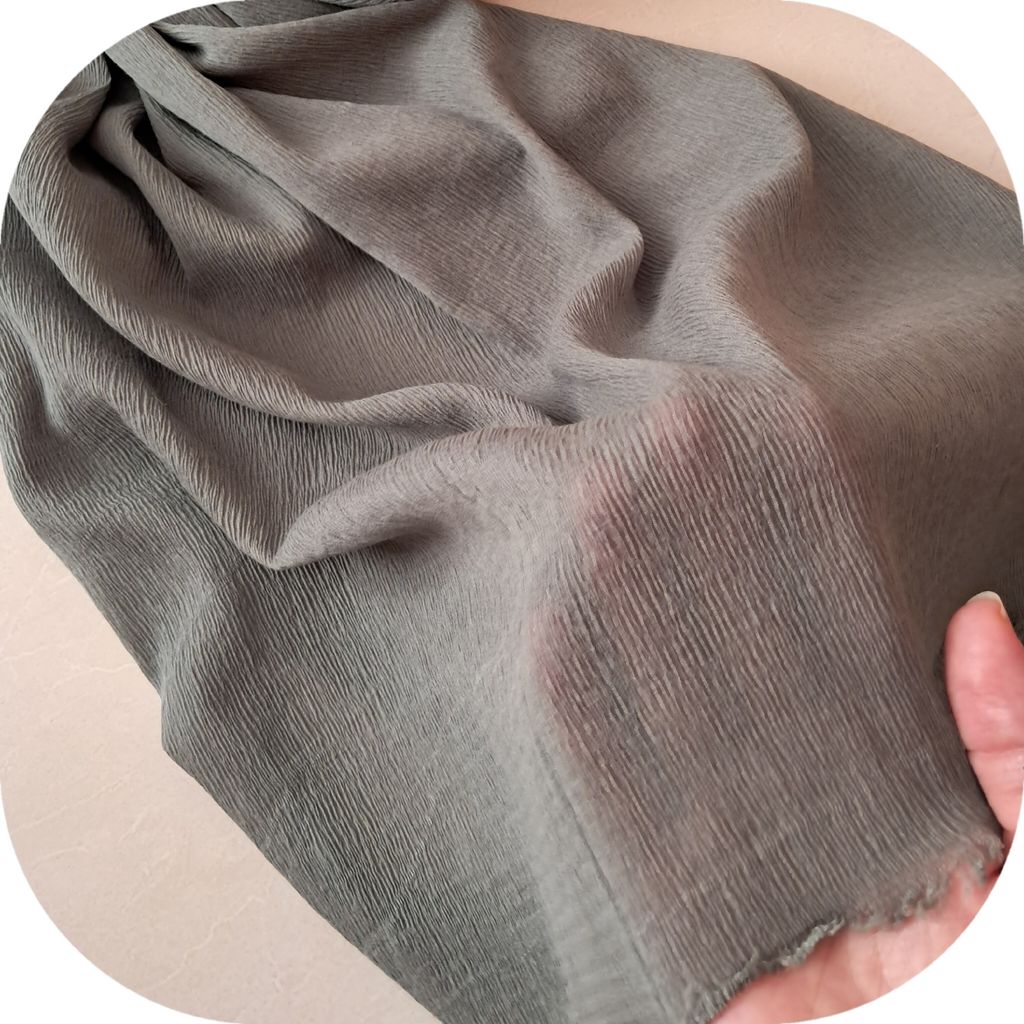 خرید آنلاین شال پلیسه منگوله دار ساده کد 118