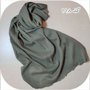 شال پلیسه منگوله دار ساده کد 118