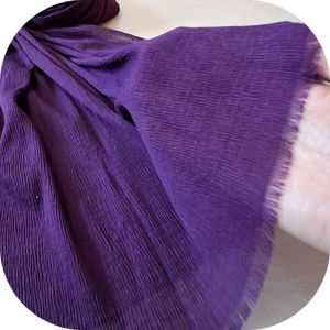 شال پلیسه منگوله دار ساده کد 116