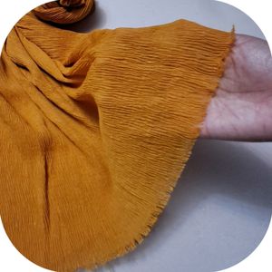 شال پلیسه منگوله دار ساده کد 115