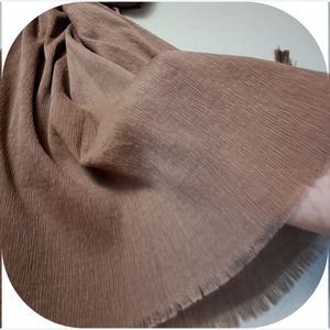 فروش اینترنتی شال پلیسه منگوله دار ساده کد 111