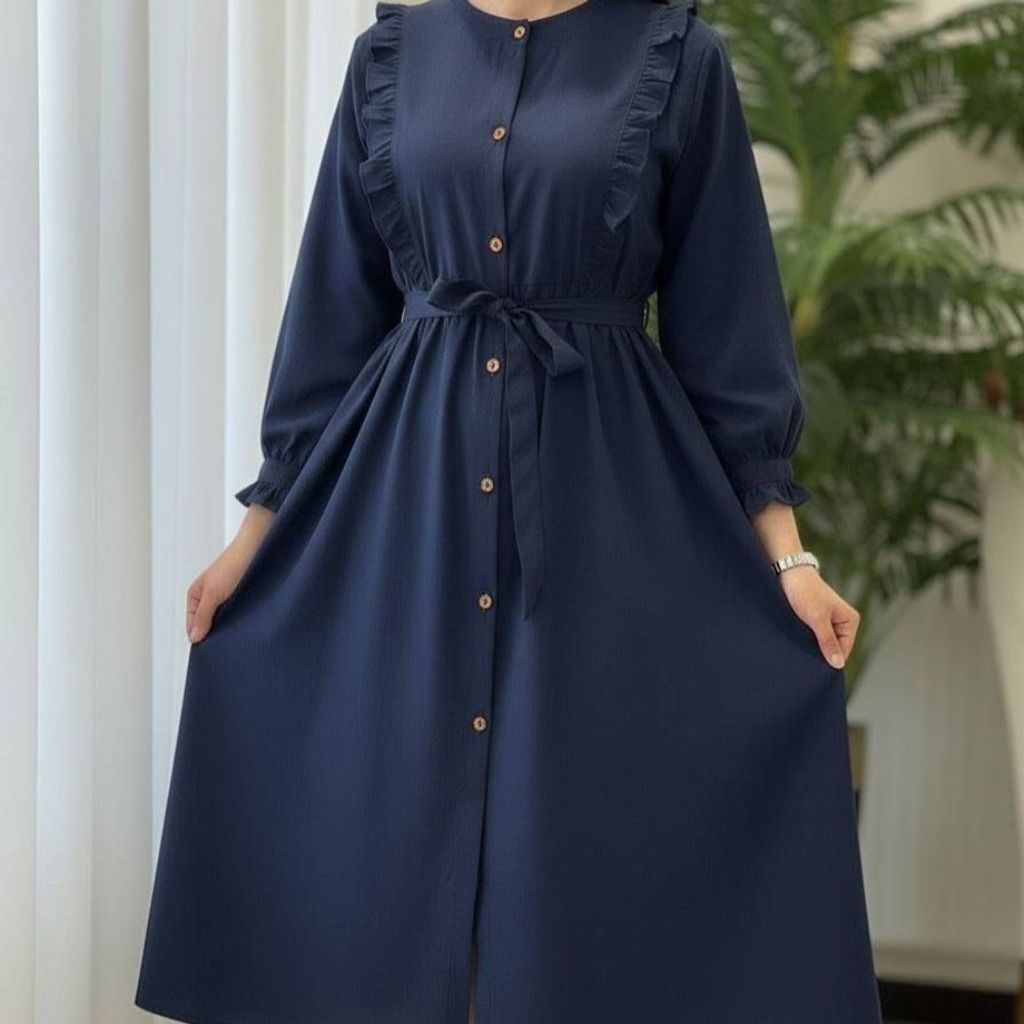 خرید اینترنتی مانتو ساحلی جلودکمه