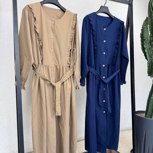 مانتو ساحلی جلودکمه