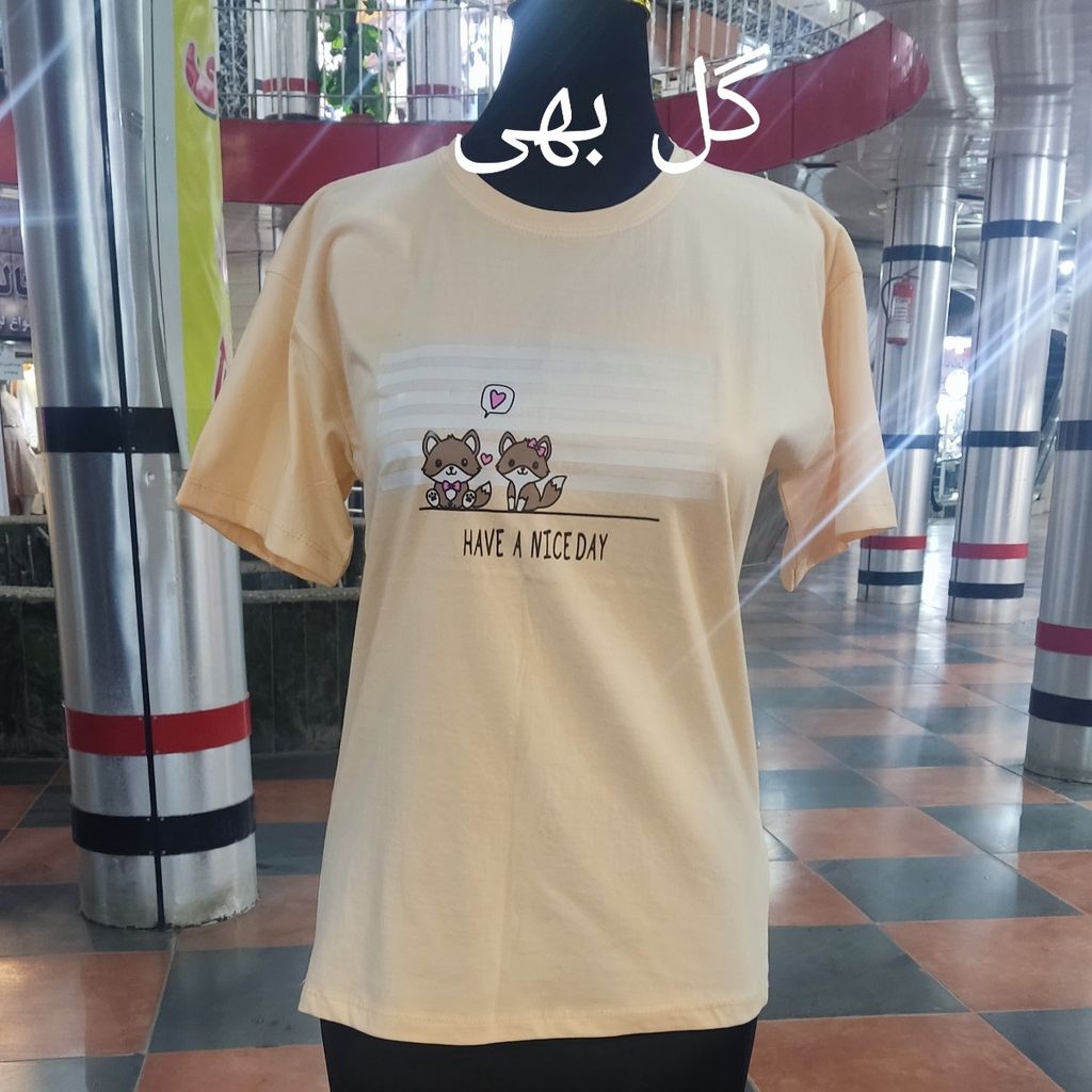 فروش اینترنتی تیشرت زنانه نخی کد 3001