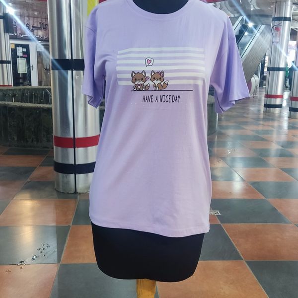 تیشرت زنانه نخی کد 3001