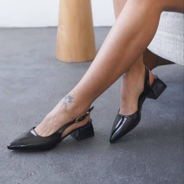 کفش کلاسیک پشت باز زنانه
