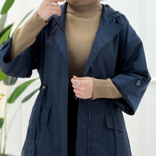 بارانی کلاهدار مانیا پارسی