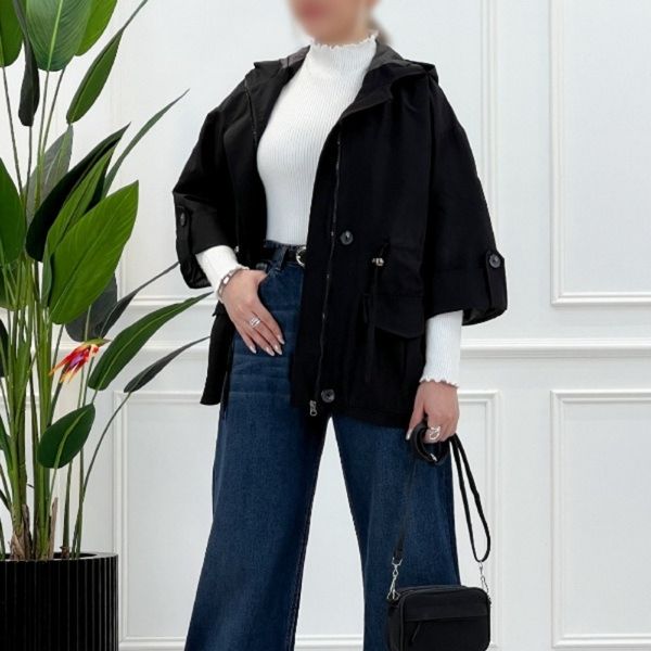 بارانی کلاهدار مانیا پارسی