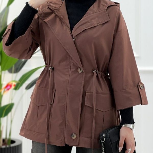 بارانی کلاهدار مانیا پارسی