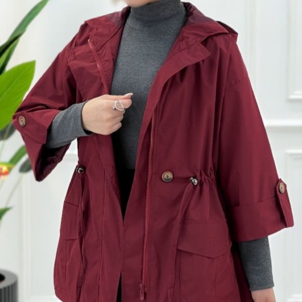 بارانی کلاهدار مانیا پارسی