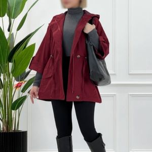 خرید اینترنتی بارانی کلاهدار مانیا پارسی