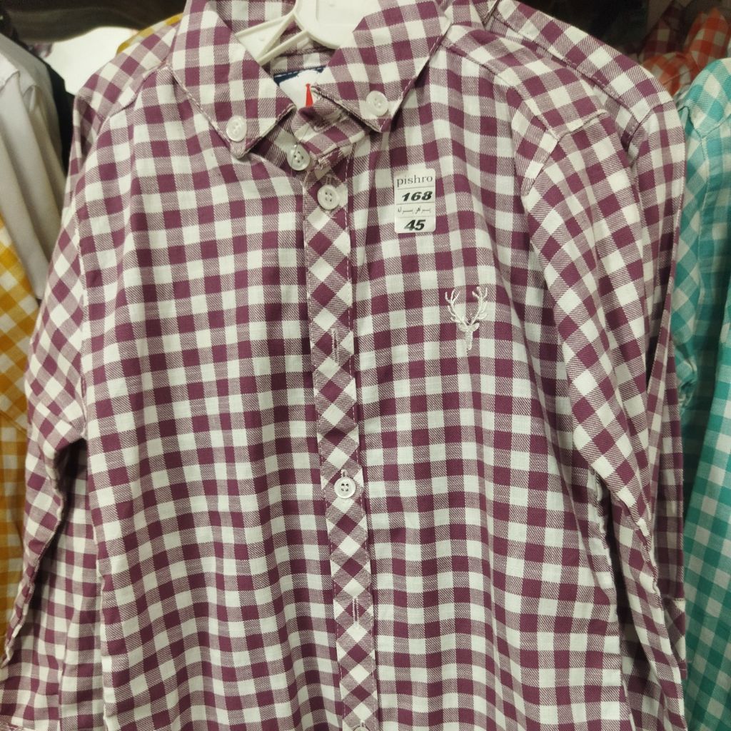 فروش اینترنتی پیراهن پسرانه آستین بلند prt63