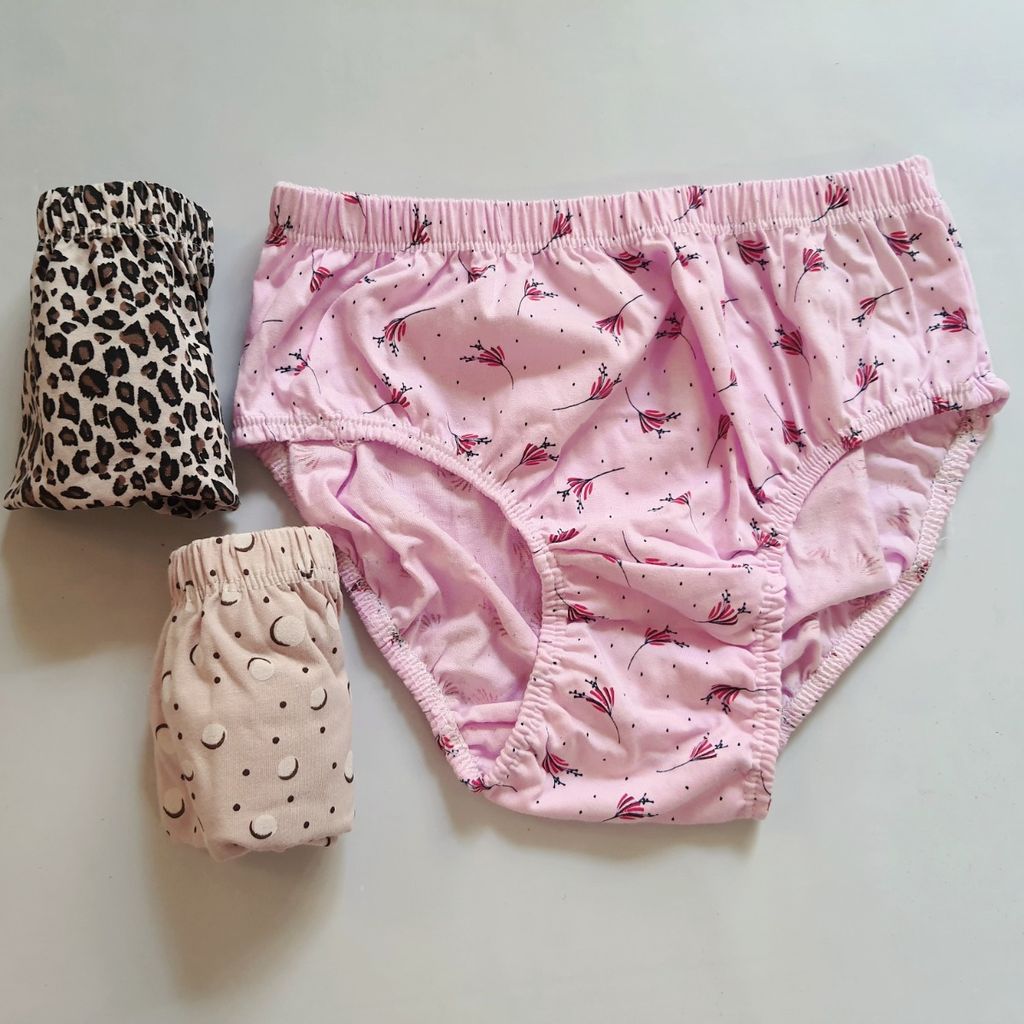 خرید انلاین شورت نخی زنانه لیفه ای سوپر نخپنبه بسته 3 عددی