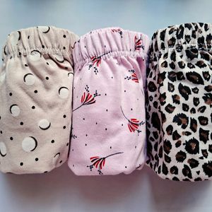 خرید اینترنتی شورت نخی زنانه لیفه ای سوپر نخپنبه بسته 3 عددی