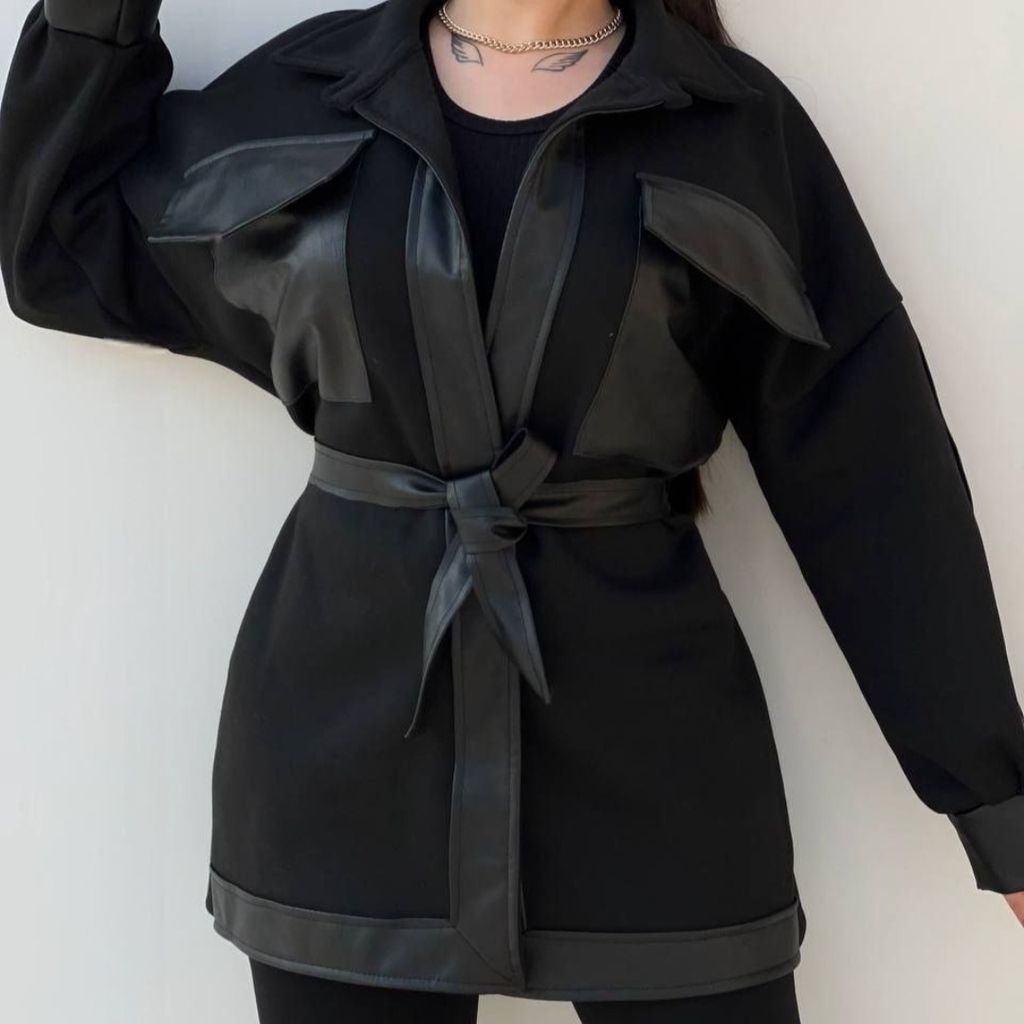 قیمت ارزان کت استین چرم