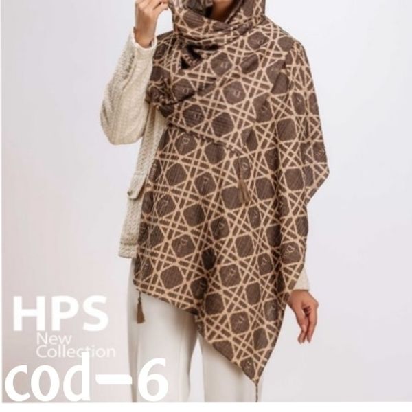 شال برشکا منگولدار طرح Dior