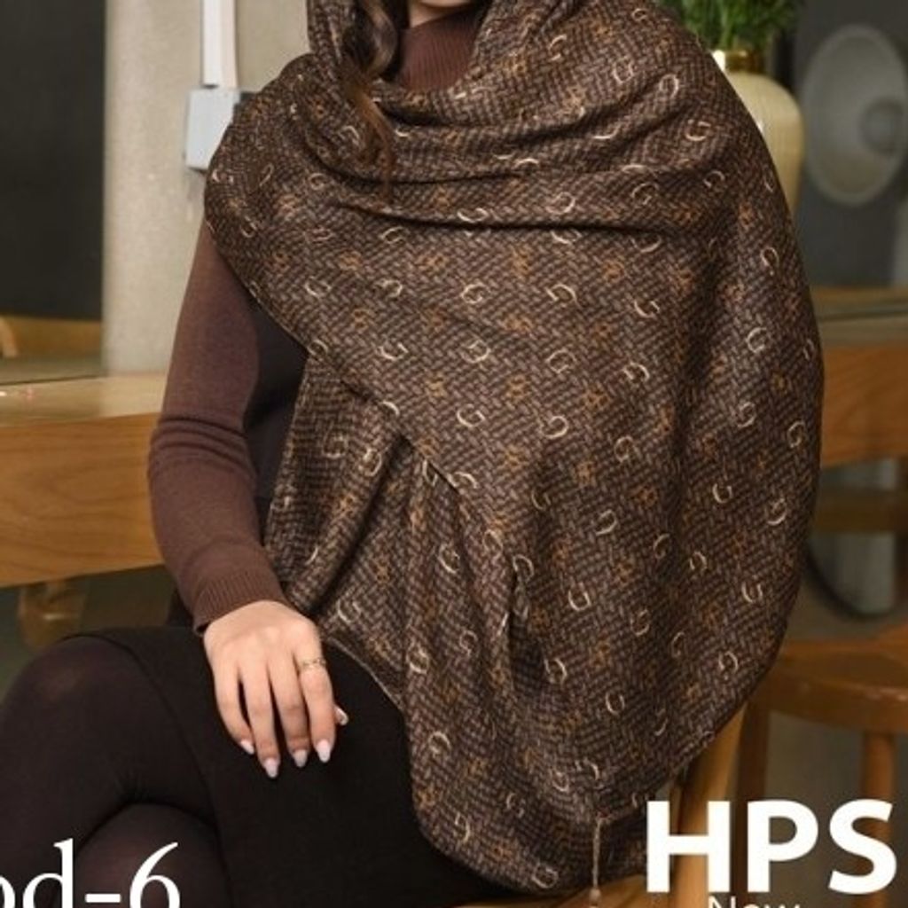 خرید آنلاین شال برشکا پلیسه چروک لب زری