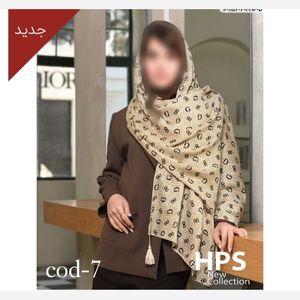 خرید اینترنتی قیمت شال برشکا پلیسه چروک لب زری