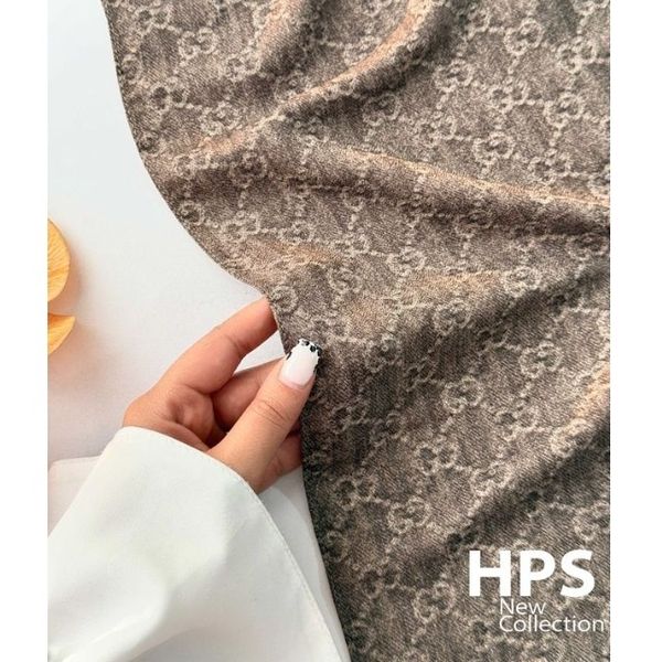 شال برشکا پلیسه منگولدار طرح جیوانجی