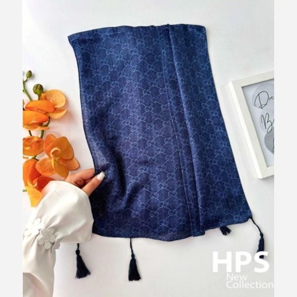 شال برشکا پلیسه منگولدار طرح جیوانجی